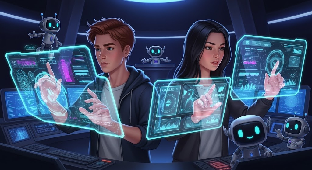 Tommy and Gina are working with DevTools